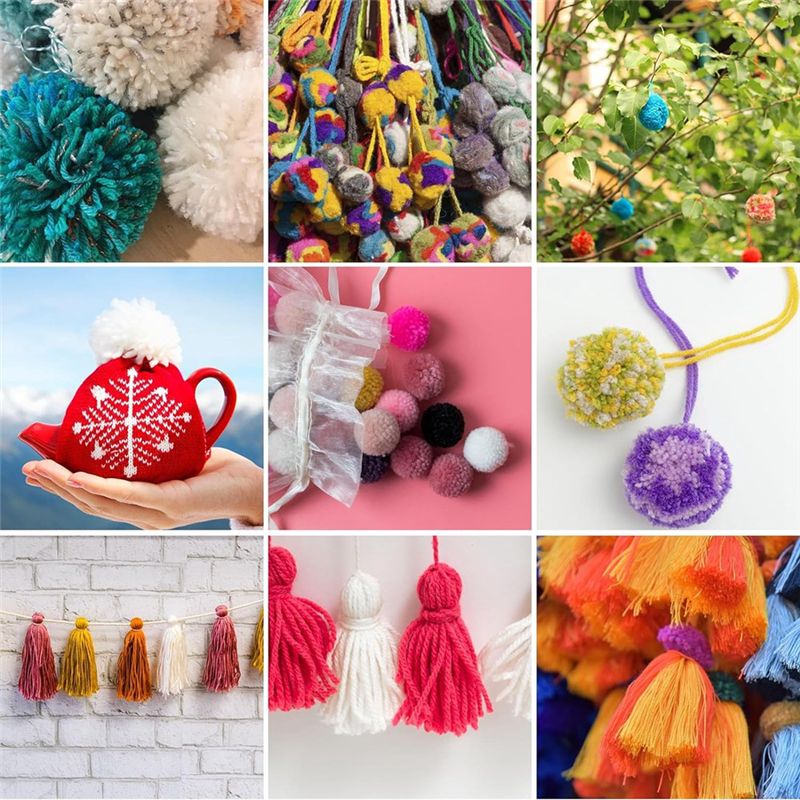 AT21-Pom Makers Set Tool Winde - Pom Pom Maker Tool ulasan dan harga