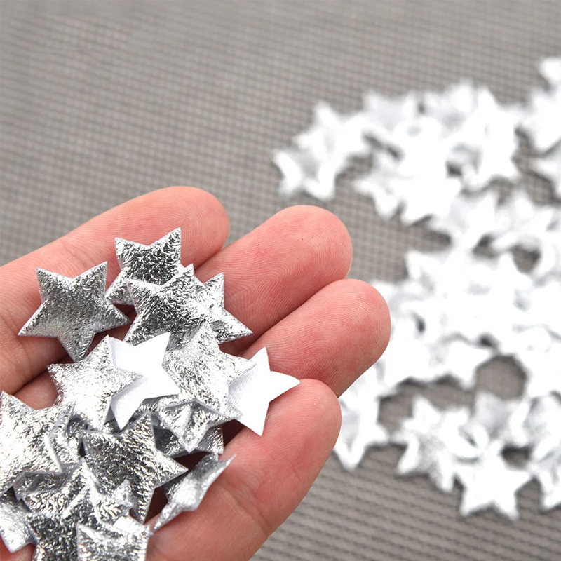 100Pcs Gold/Silver Stars for C - Christmas Craft Embellishment ulasan dan harga