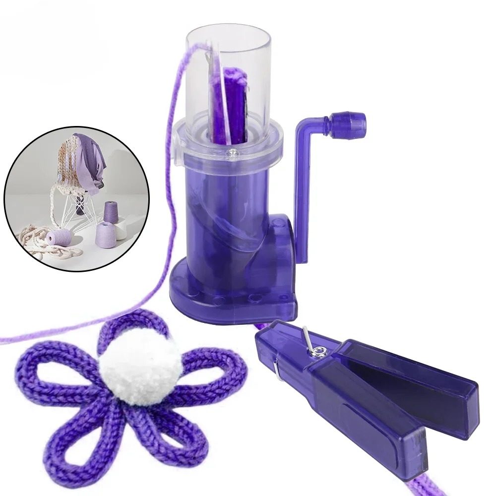 Portable Hand Knitting Machine - Pom Pom Maker Tool ulasan dan harga