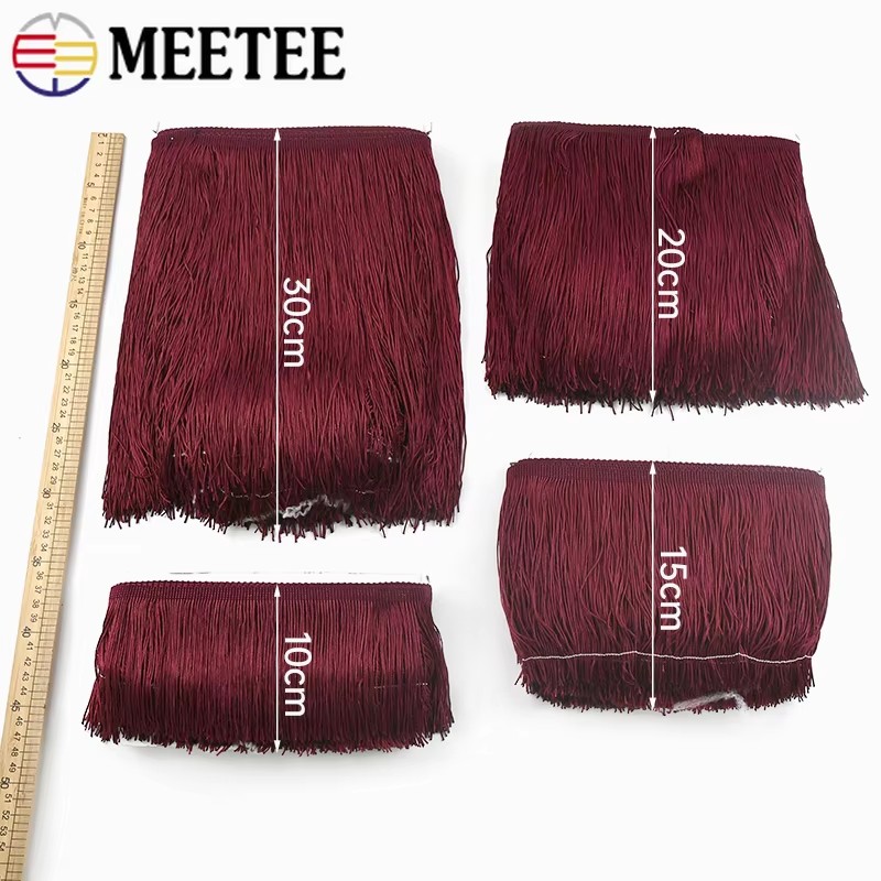 10-30cm Long Fringe Trim for S - Fringe Ribbon Sewing ulasan dan harga