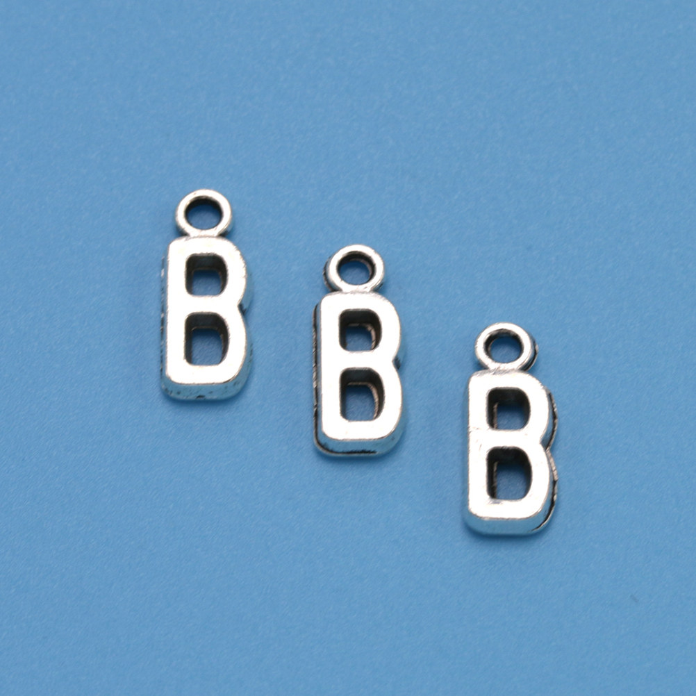 50Pcs Alphabet Charms Pendants - Craft Embellishment ulasan dan harga