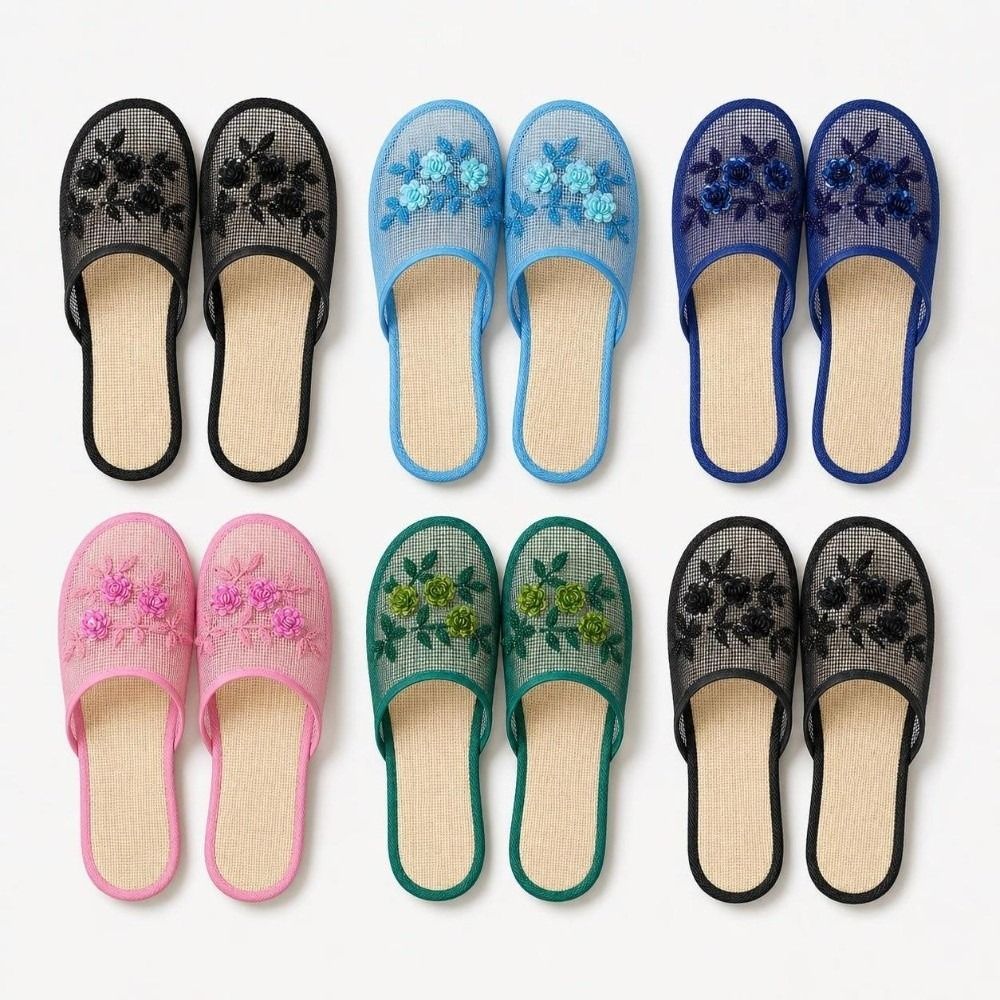 Casual Flower Embroidery Mesh  - Embroidery Embellishments ulasan dan harga