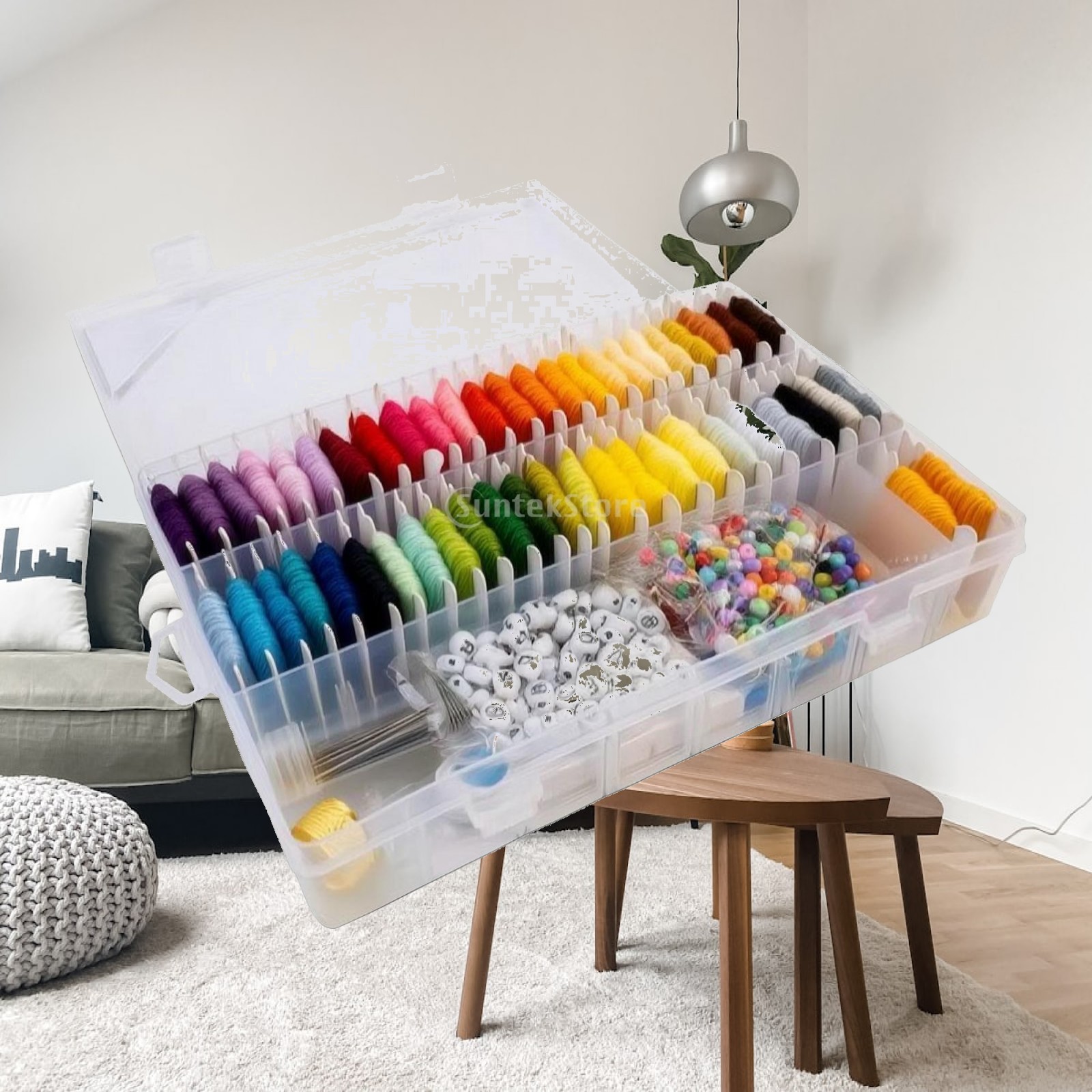 Embroidery Floss Kit with Orga - Embroidery Craft ulasan dan harga