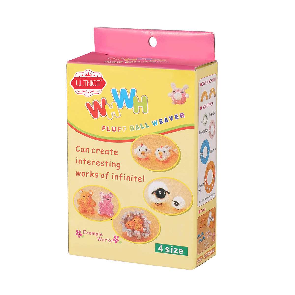 8Pcs Pompom Makers 4 Sizes Har - Pom Pom Maker Tool ulasan dan harga