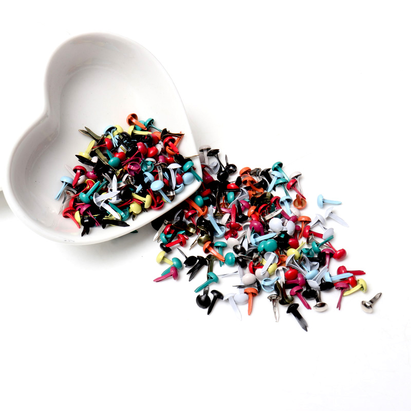 100pcs Mixed Multicolor Round  - Craft Embellishment ulasan dan harga
