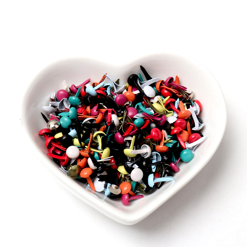 100pcs Mixed Multicolor Round  - Craft Embellishment ulasan dan harga
